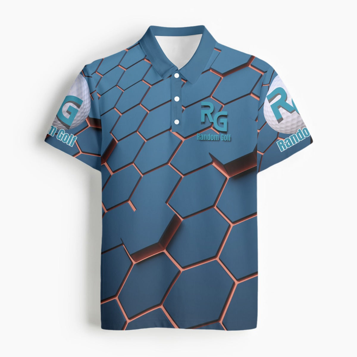 "Random Golf" Polo Golf Shirt