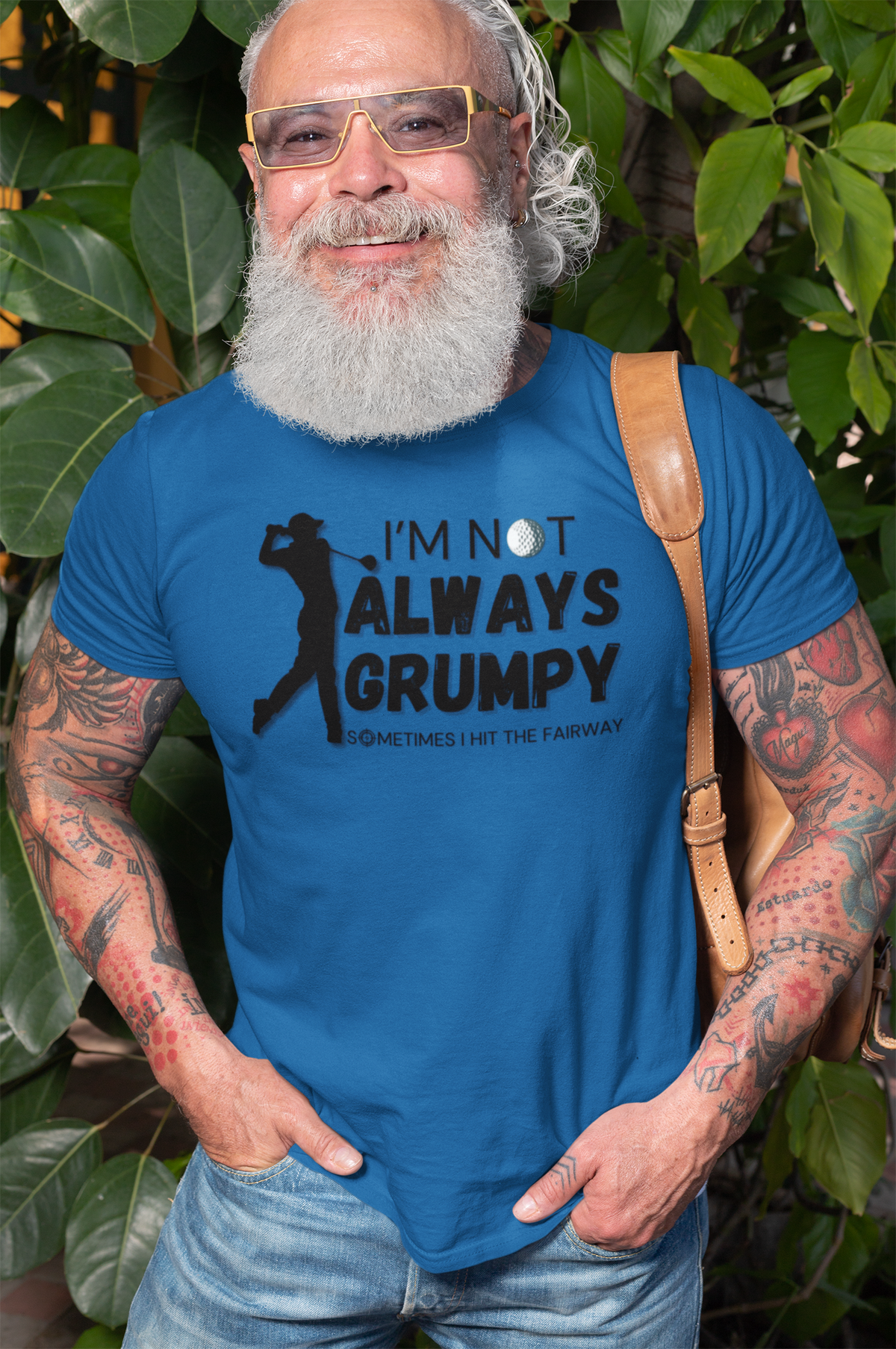 "I'm not always grumpy. Sometimes I hit the fairway" - T-Shirt (DT)