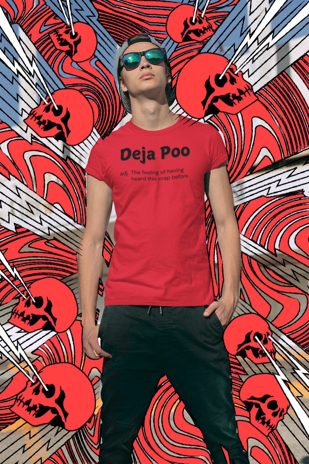 "Deja Poo - the feeling of having heard this crap before" - T-Shirt (DT)