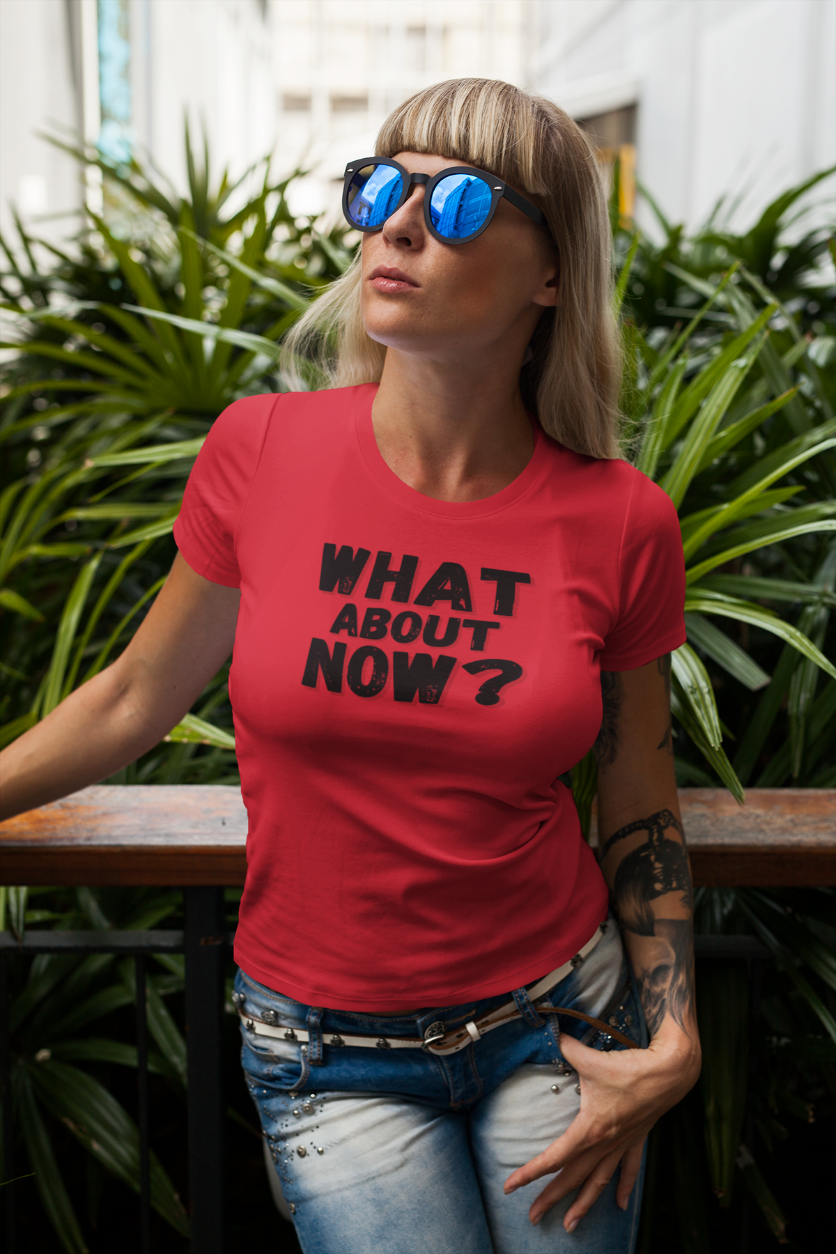 "What About Now?" - T-Shirt (DT)