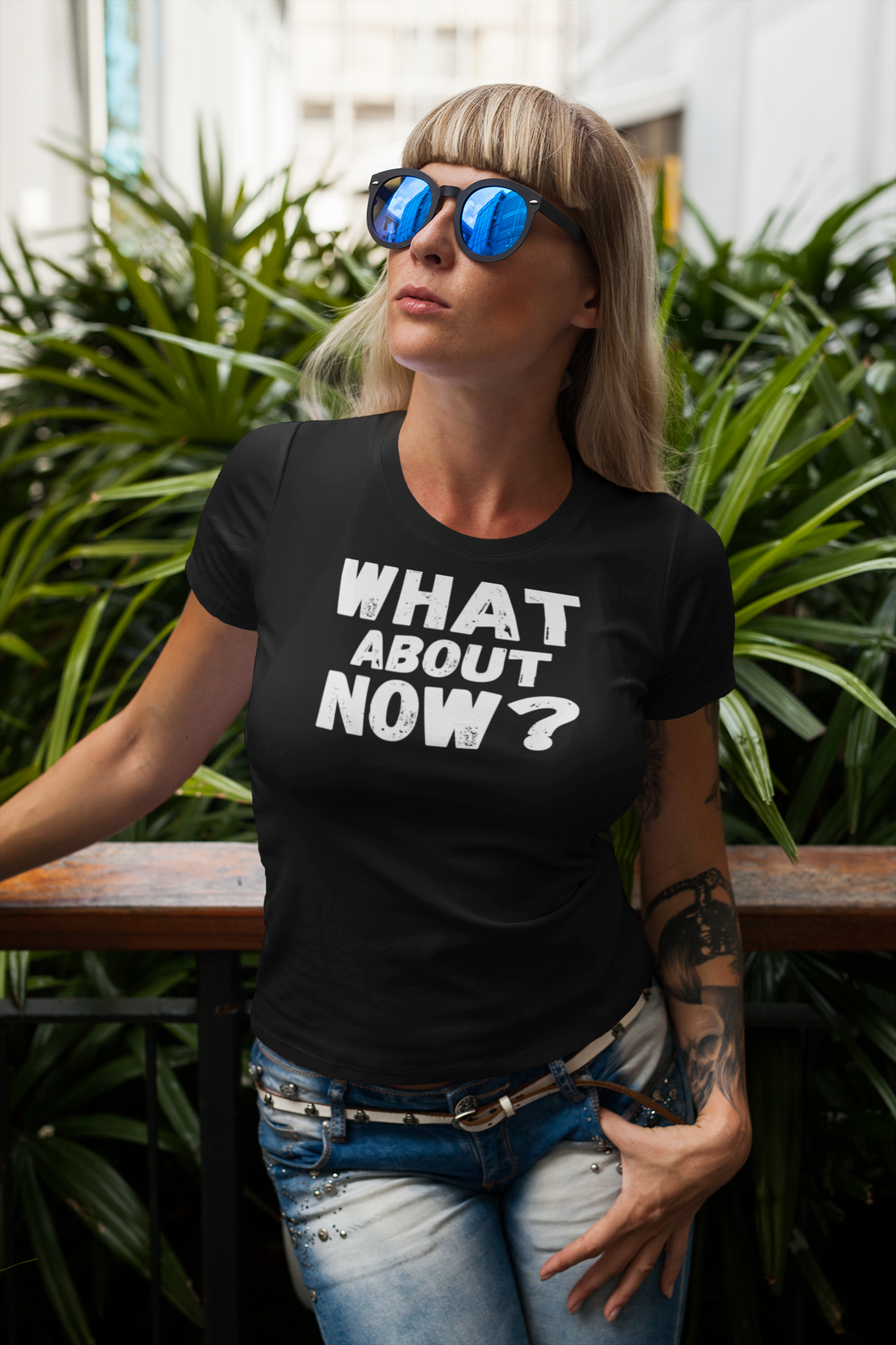 "What About Now?" - T-Shirt (LT)