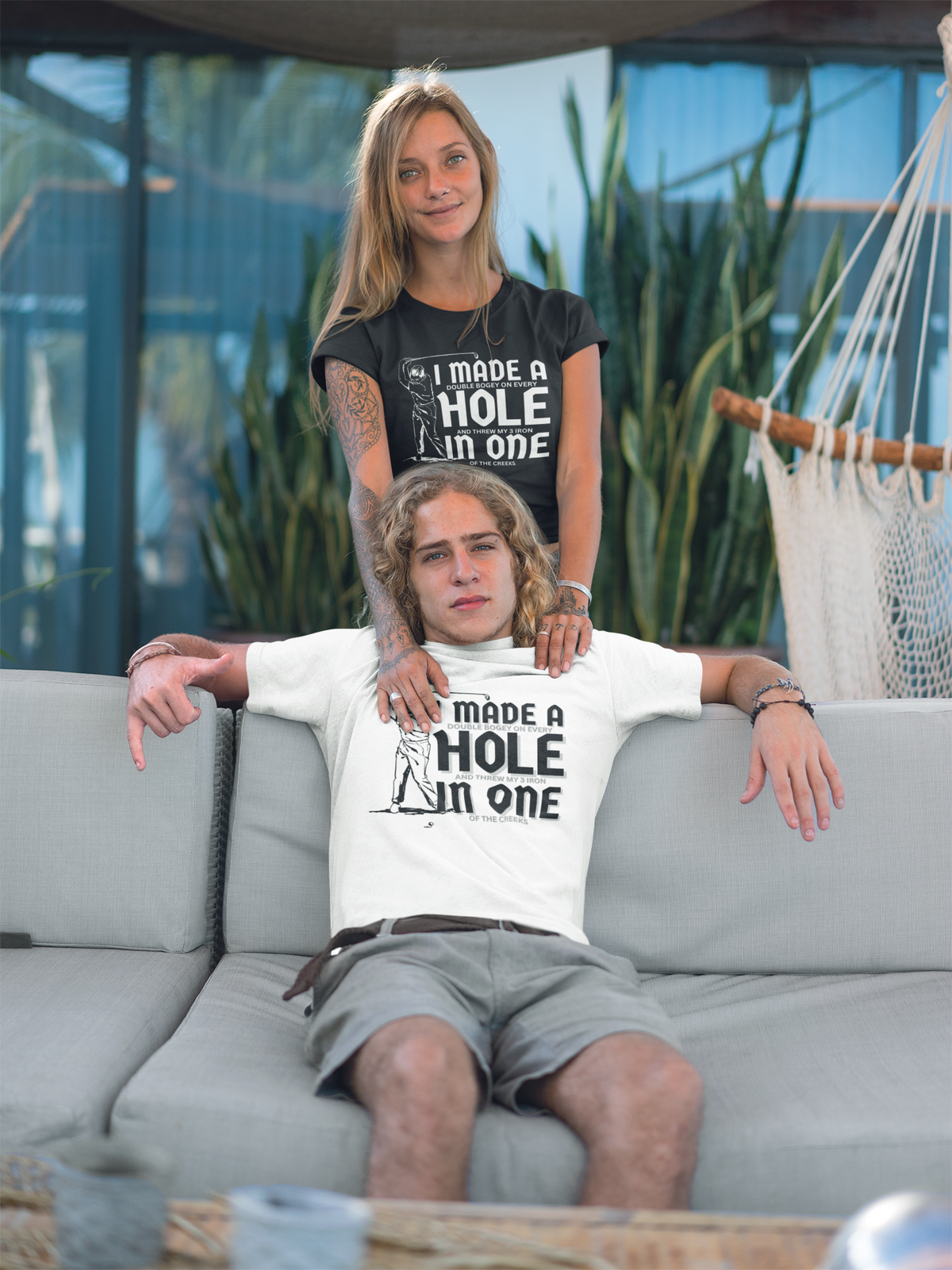 "I Made A Hole In One" - T-Shirt (LT)