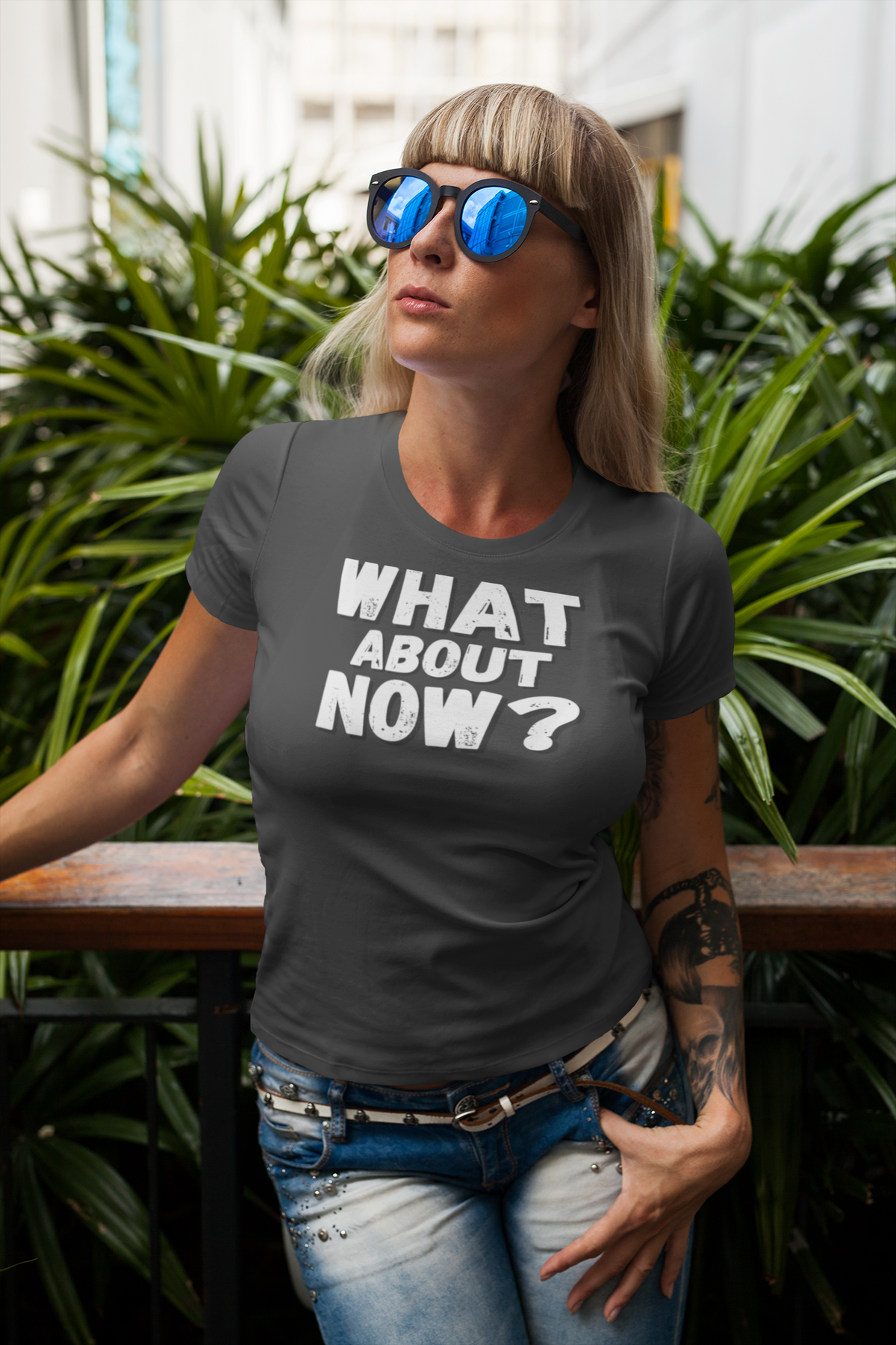 "What About Now?" - T-Shirt (LT)