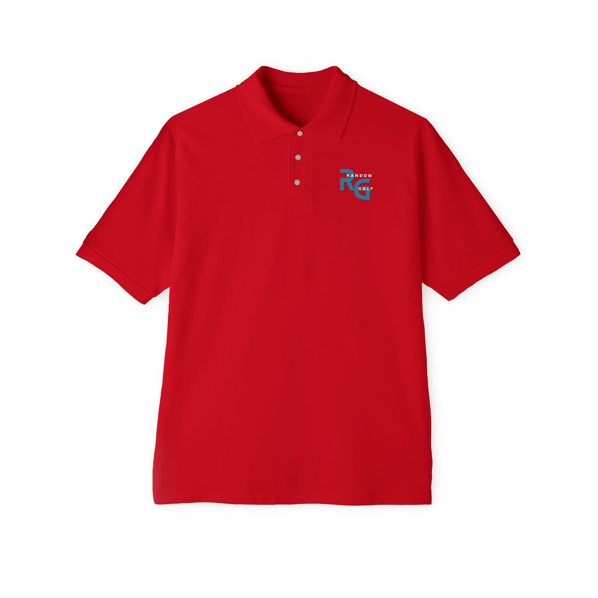 Limited Edition "Random Golf" - Premuim Men's Piqué Polo