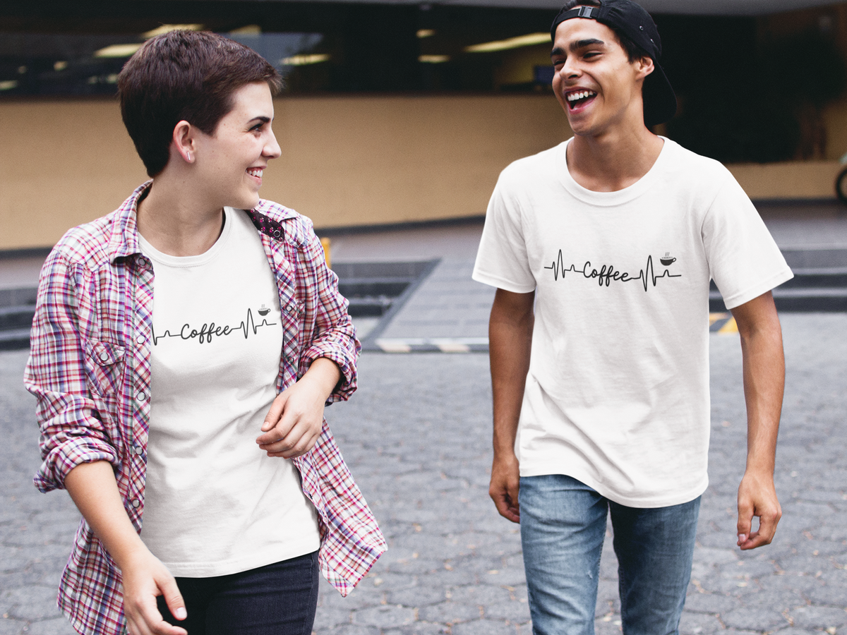 Coffee Heartbeat - T-Shirt (DT)