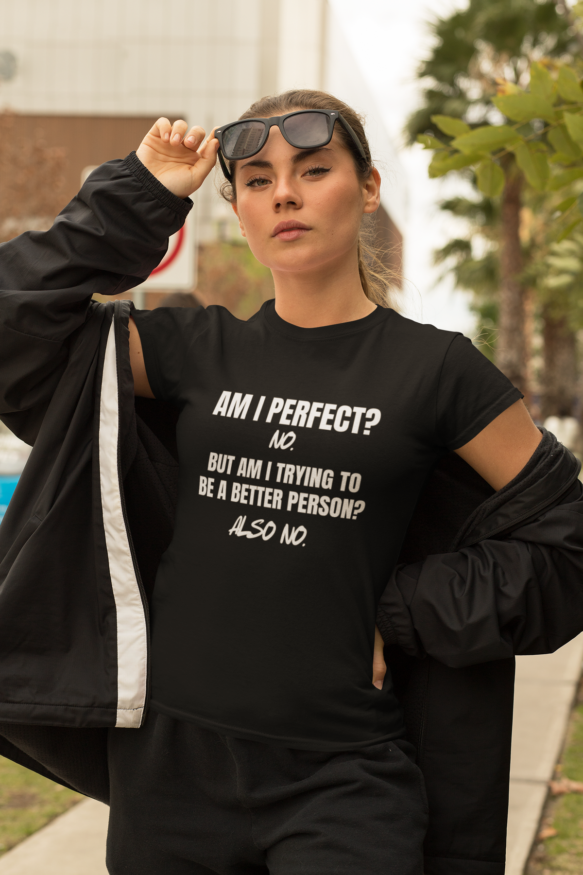"Am I Perfect?..." - T-Shirt (LT)