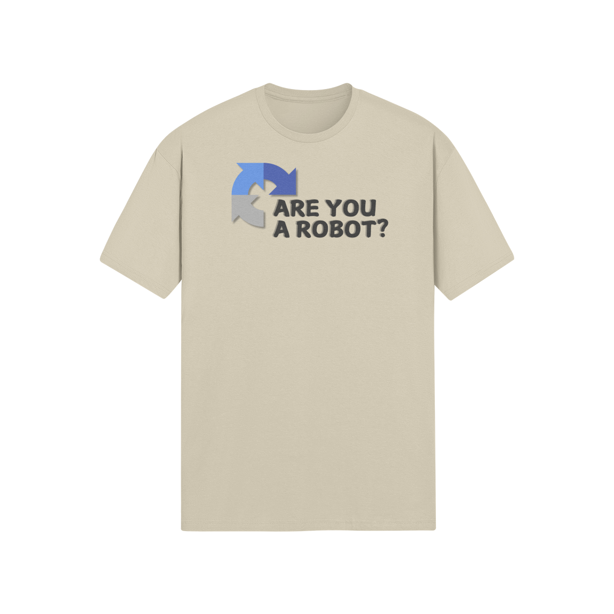 "Are you a Robot?" (Borg Version) T-Shirt (DT)(Print both sides)