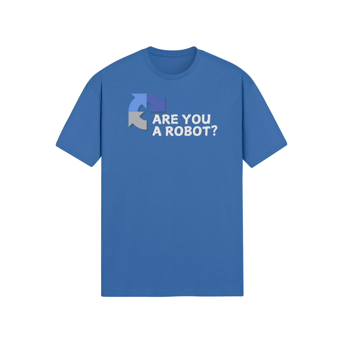 "Are you a Robot?" (Borg Version) T-Shirt (LT)(Print both sides)